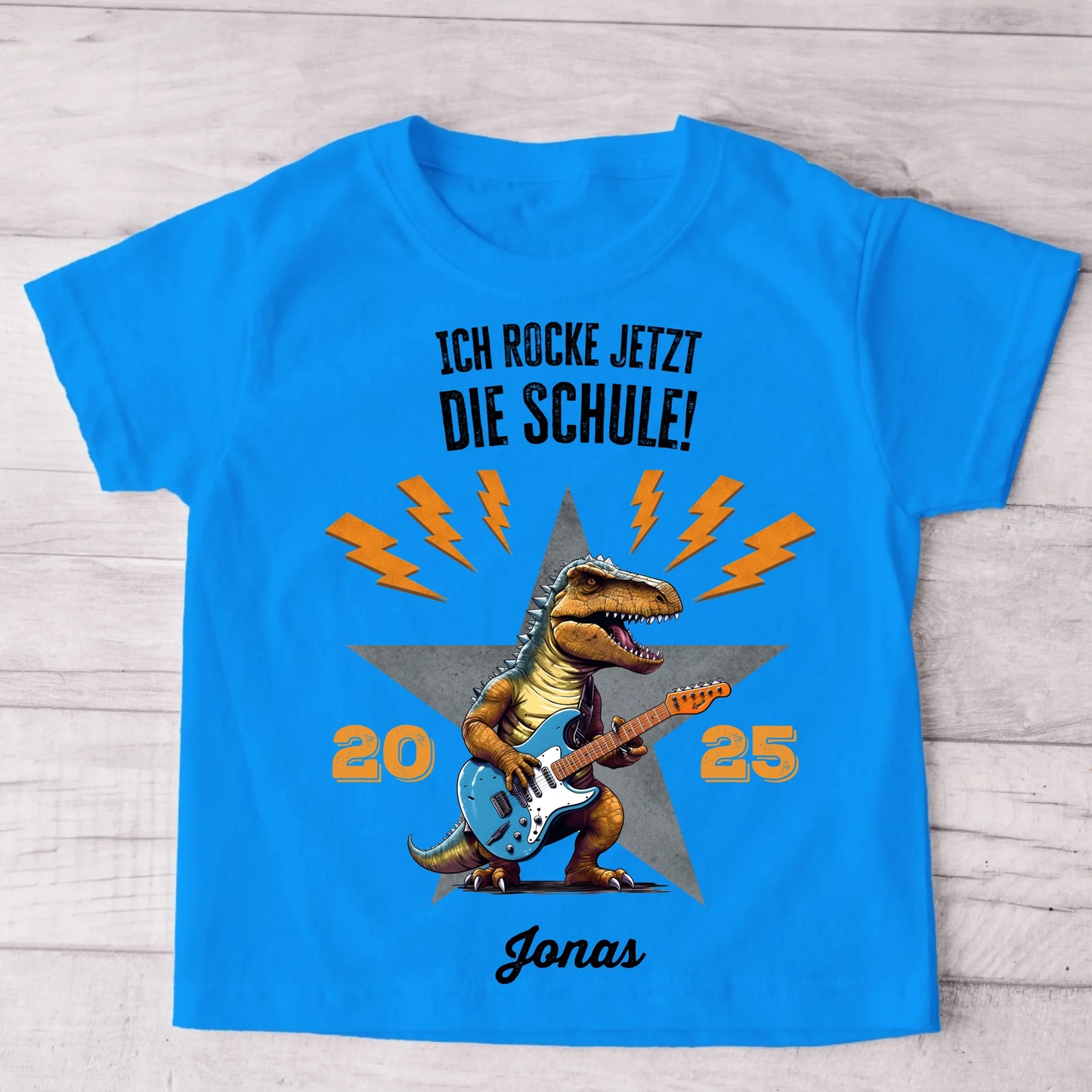 Schule rocken - Personalisiertes Kinder T-Shirt