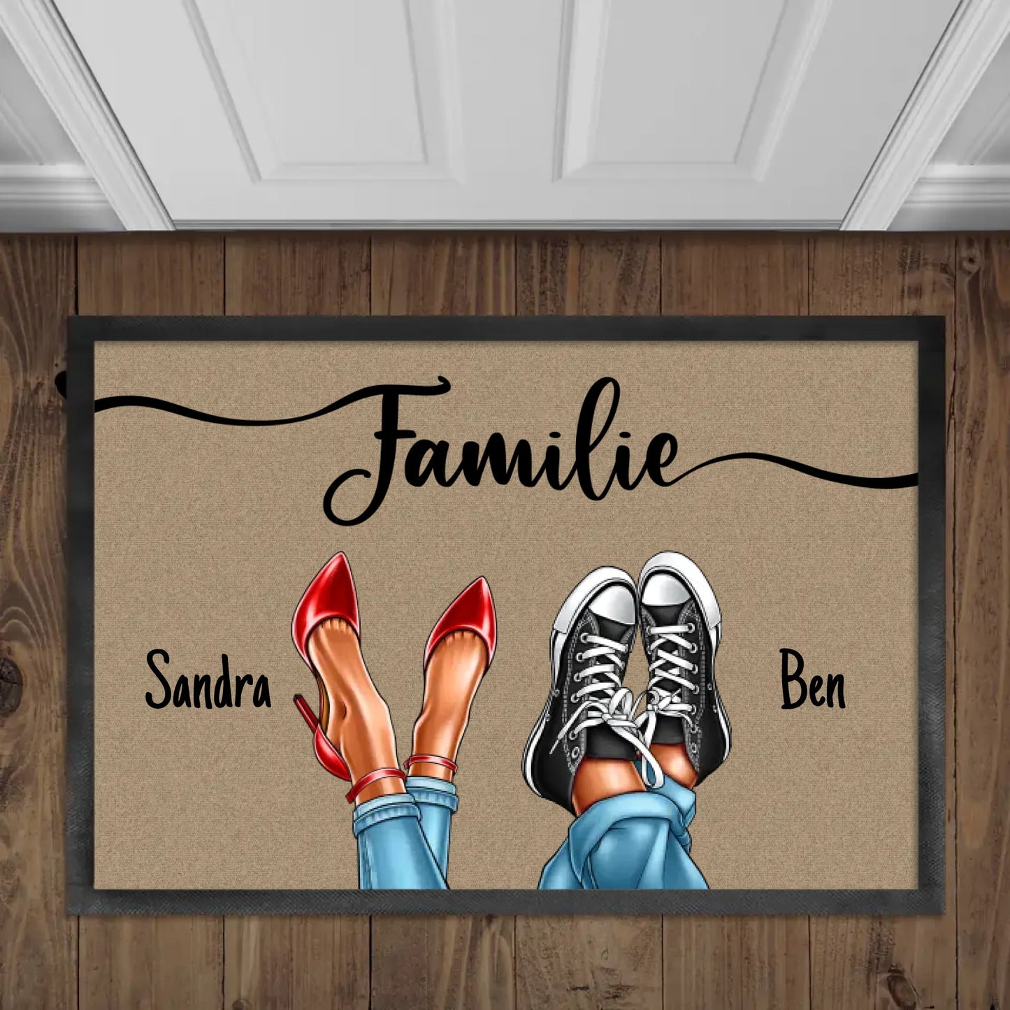 Füße - Personalisierte Fußmatte