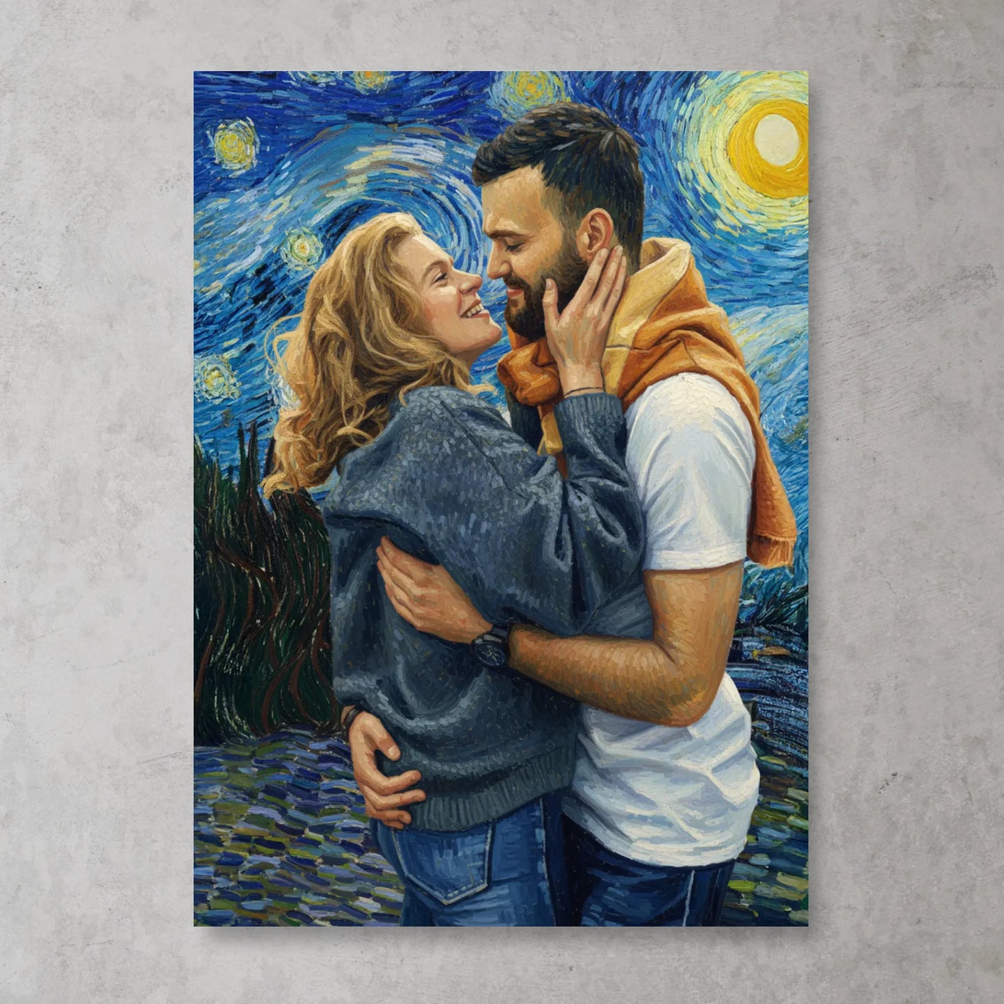 Dein Foto (Van Gogh Stil) - Personalisiertes Poster