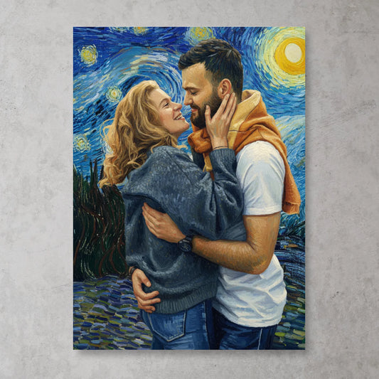 Dein Foto (Van Gogh Stil) - Personalisiertes Poster