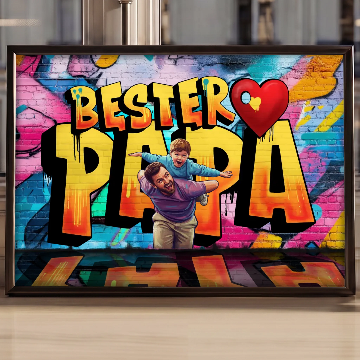Fotoupload (Graffiti-Style) - Personalisiertes Poster