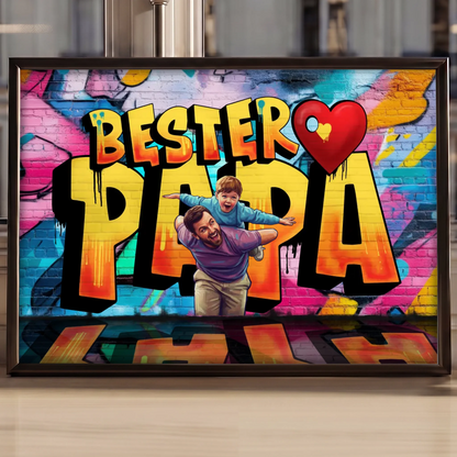 Fotoupload (Graffiti-Style) - Personalisiertes Poster